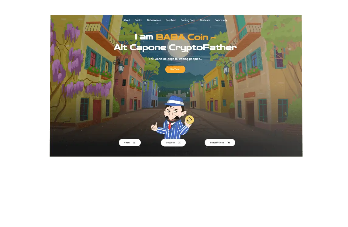 Babacoin - индивидуальный сайт для продаж крипто-монет